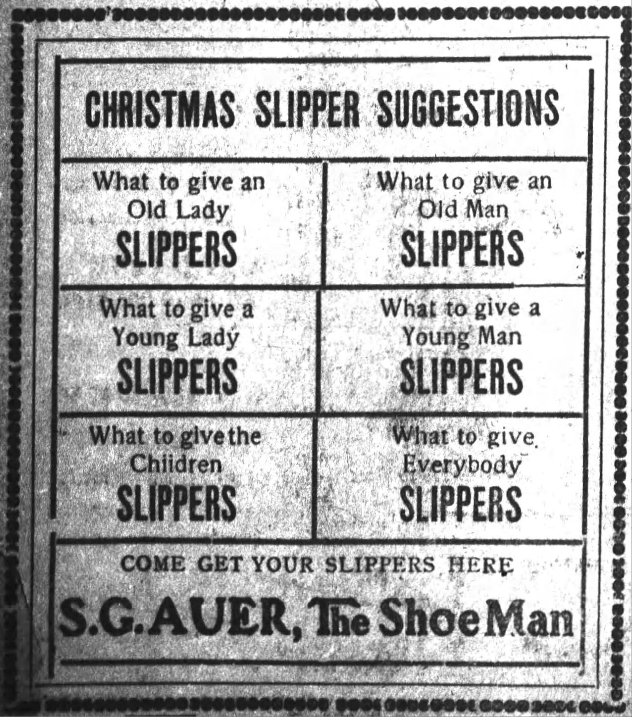 Christmas Slipper Suggestions